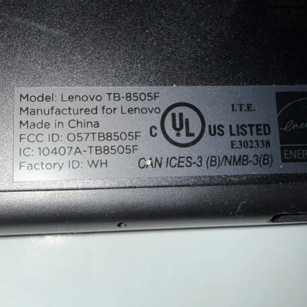 Lenovo Tab TB-8505F 8